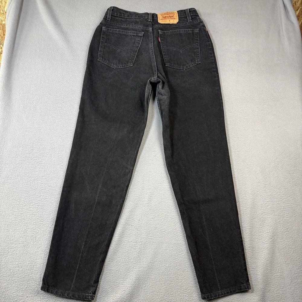 Levis Made in the USA Womans Jeans 13M Black Cotton Staight 17512-0260 - Picture 5 of 10